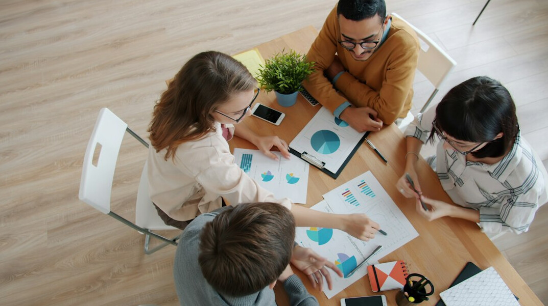 diverse business group